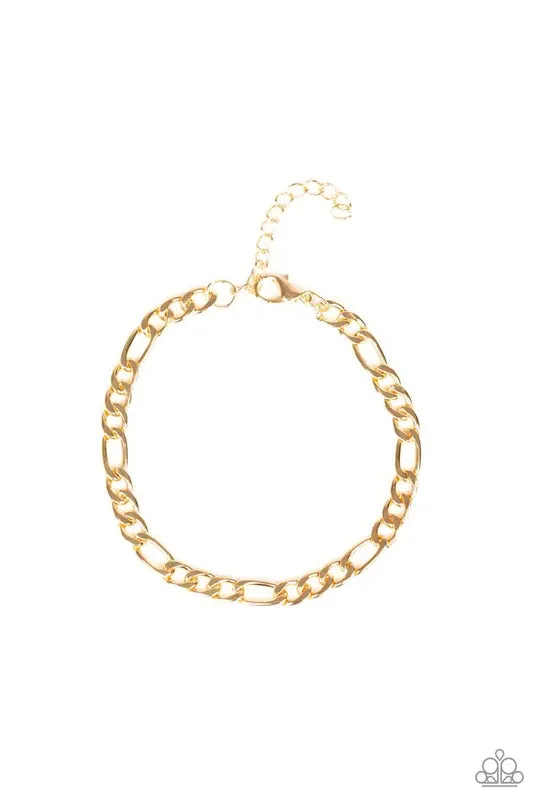 Paparazzi Accessories Bracelets Roll Call Gold Bracelet Jewelry by Bretta