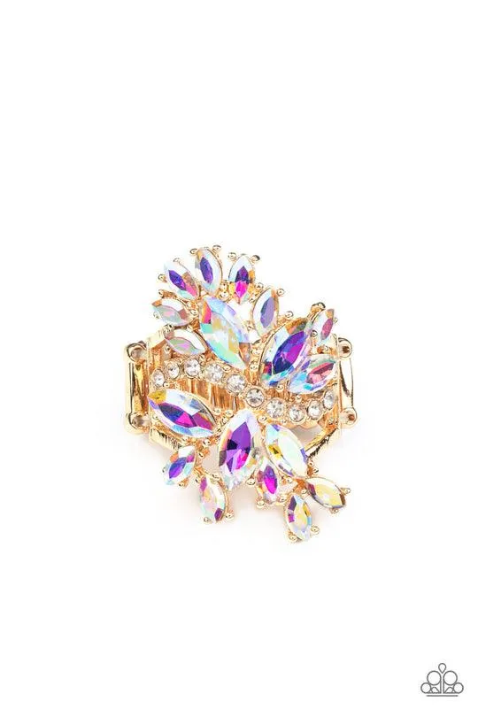 Rings Paparazzi Accessories Flauntable Flare Gold Ring Jewelry by Bretta