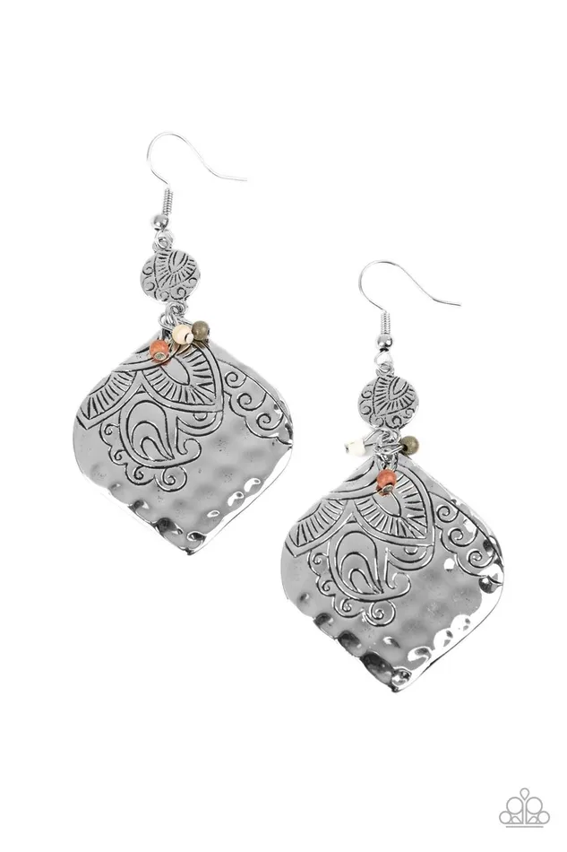 Tropical Terrace Multi Earrings Jewelry by Bretta Paparazzi Accessories Earrings