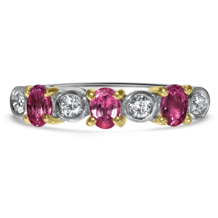 Safiya Jewels Rings The Admirable 14K White Yellow Gold Natural Alexandrite Ring