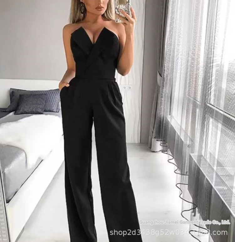 Acetate Blend Jumpsuit | Womens Jumpsuits Clothing Jumpsuits