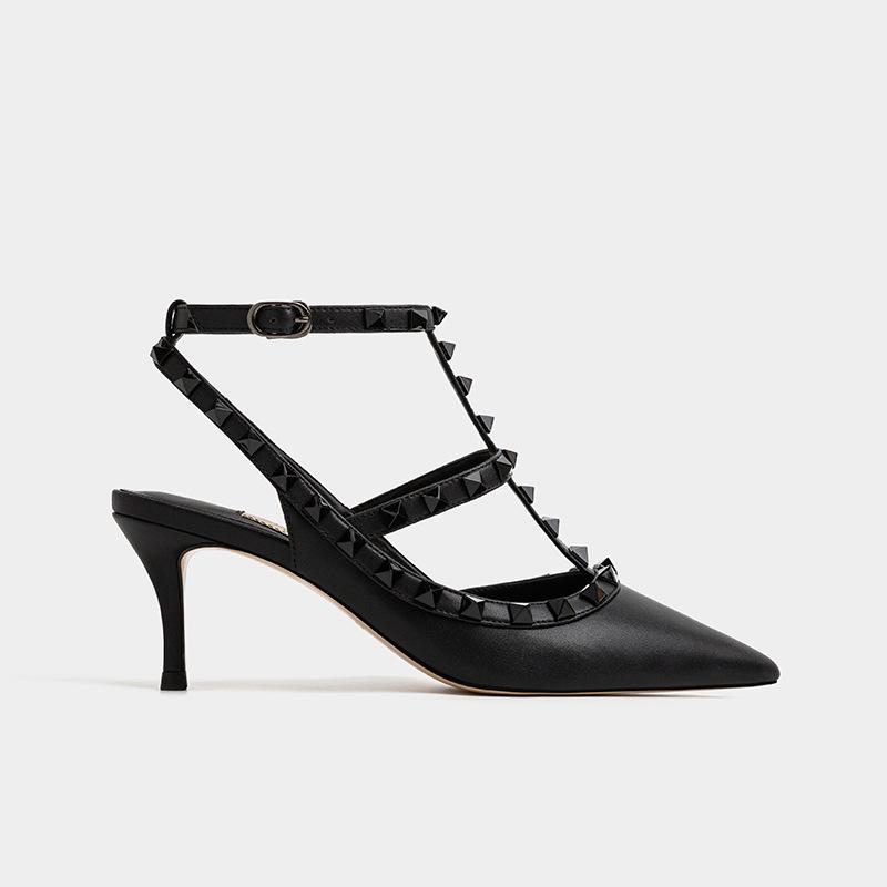 Antiqued Leather Rockstud Pumps | Womens High-Heeled Shoes High-Heeled Shoes High-Heeled Shoes