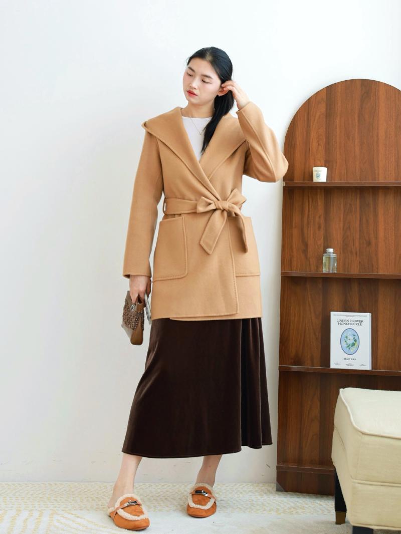 Belted Hooded Coat | Womens Coats & Jackets Clothing Coats & Jackets