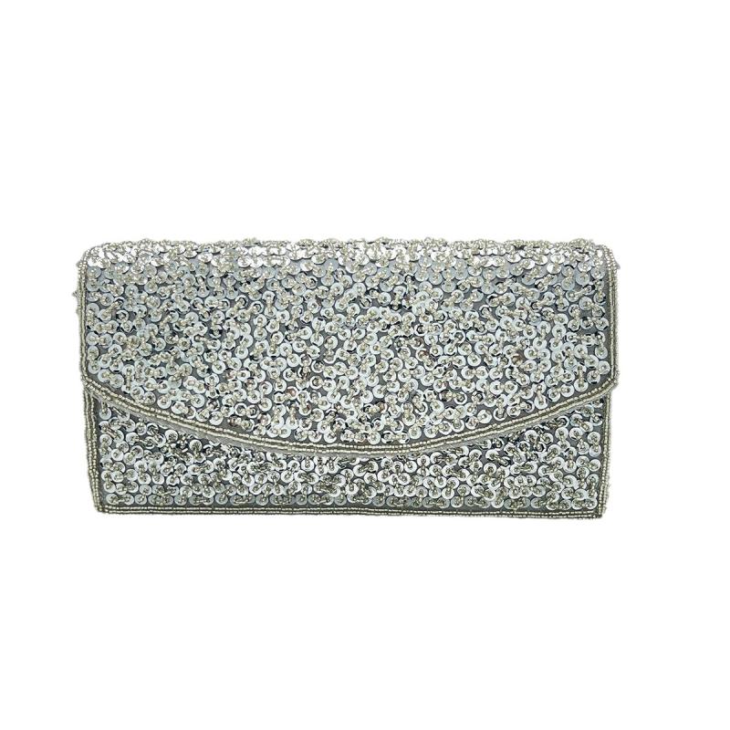 Candy Clutch In Silver Acrylic | Womens Luggage Bags Luggage