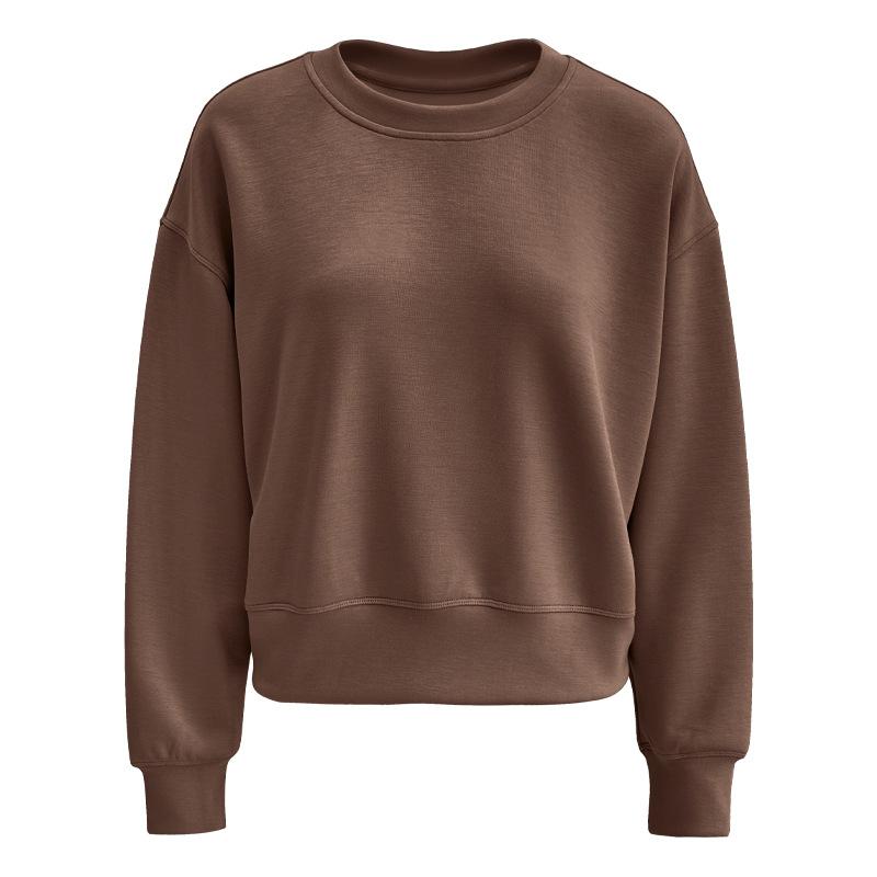 Chocolate Cotton Oversize Sweatshirt | Womens Fleeces & Tracksuits Clothing Fleeces & Tracksuits