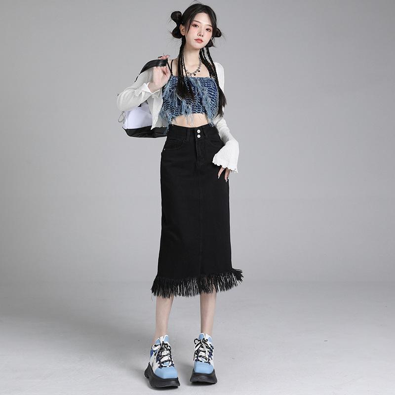 Feather-trimmed Zipped Skirt | Womens Skirts Clothing Skirts