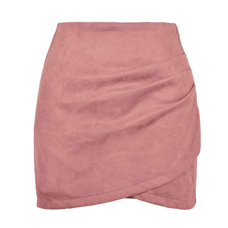 High Waist Draped Mini Skirt | Womens Skirts Clothing Skirts