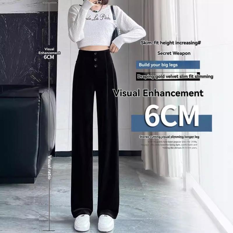 Hw Pleated Loose Velvet Pants | Womens Pants & Shorts Clothing Pants & Shorts