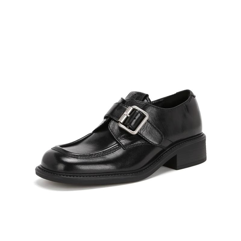 Leather Monk Strap Shoes | Womens Laced Shoes Laced Shoes Laced Shoes