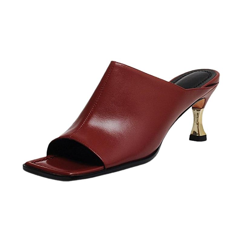 Les Doubles Leather Mules | Womens Sandals Sandals Sandals