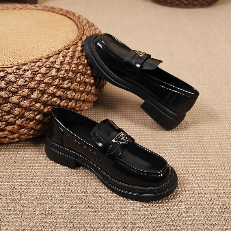 Prada Leather Loafers | Womens Flat shoes Flat shoes Flat shoes