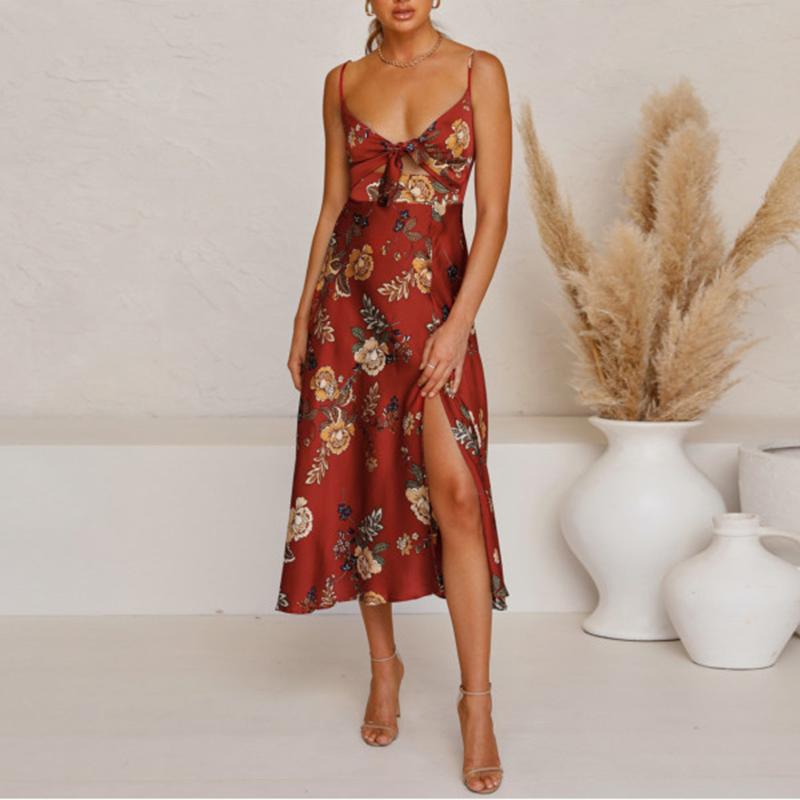 Printed Jersey Midi Dress | Womens Jumpsuits Clothing Jumpsuits