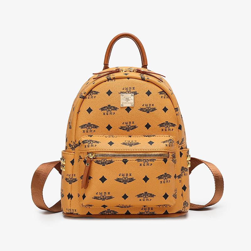 Printed Synthetic Leather Medium Stark Backpack | Womens Backpacks Backpacks Backpacks