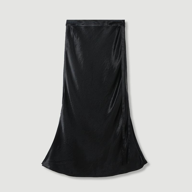 Satin Wrap Skirt | Womens Skirts Clothing Skirts