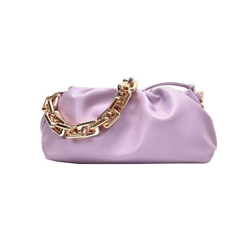 Skin Nappa Leather Chain Pouch Clutch | Womens Clutches Bags Clutches