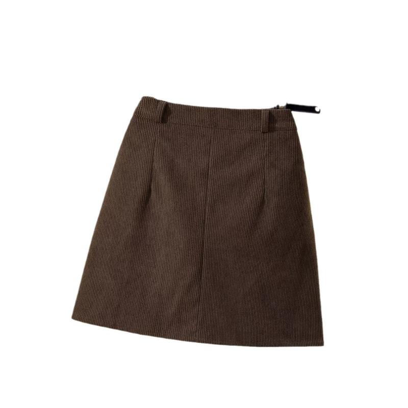 Sleek Cotton Viscose Velvet Mini Sartorial Skirt | Womens Skirts Clothing Skirts