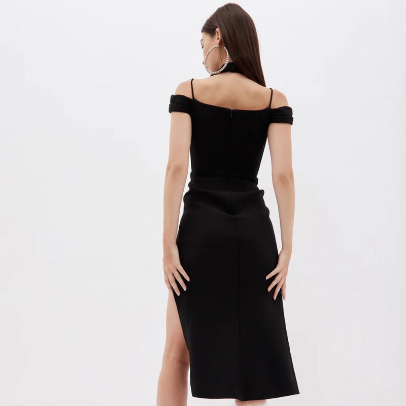 Stretch Wool Blend Dress | Womens Dresses Clothing Dresses