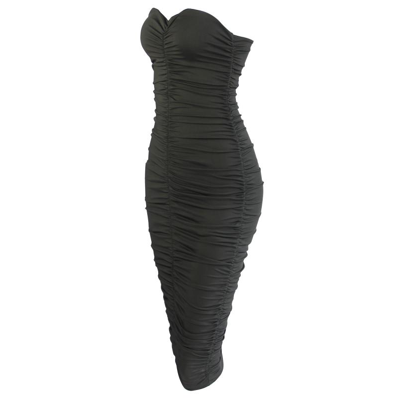 Ruched Midi Dresses | Womens Dresses Clothing Dresses